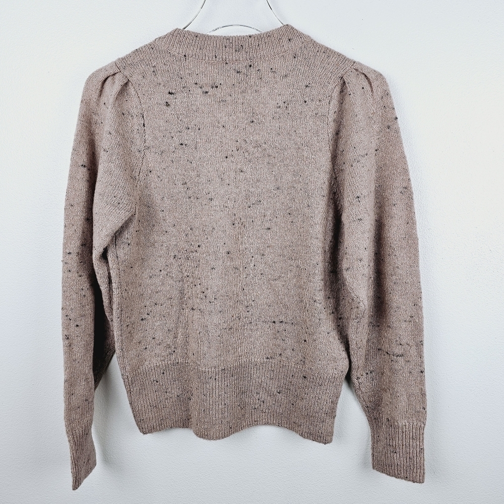 Madewell AF522 Blush Pink Wool Blend V-Neck Sweater, size Small - Picture 2 of 7